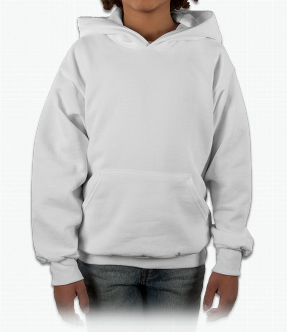Hanes Youth 50/50 Hooded Sweatshirt